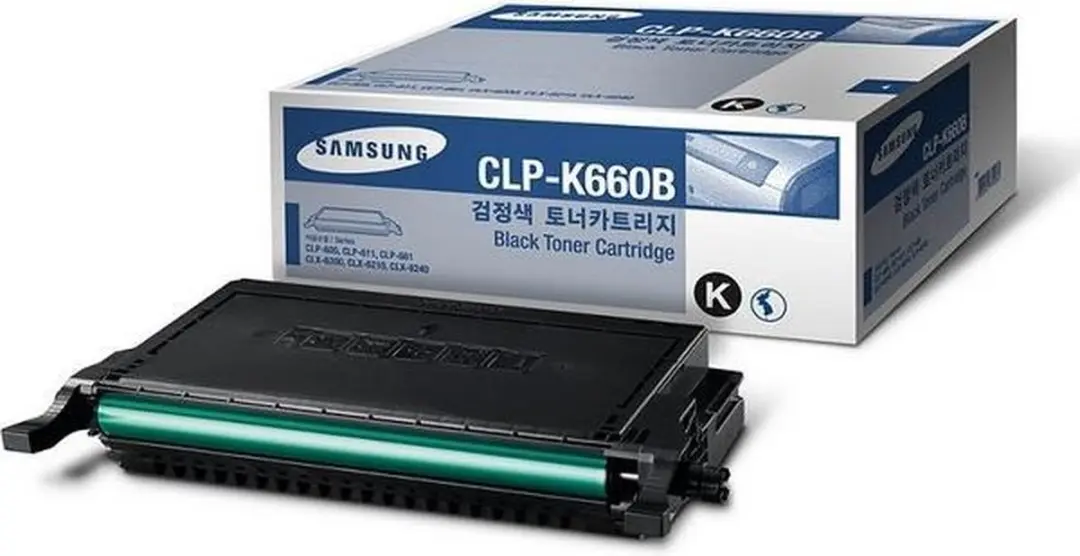 Samsung CLP-K660B Tonercartridge - 5500 Pagina's - Zwart