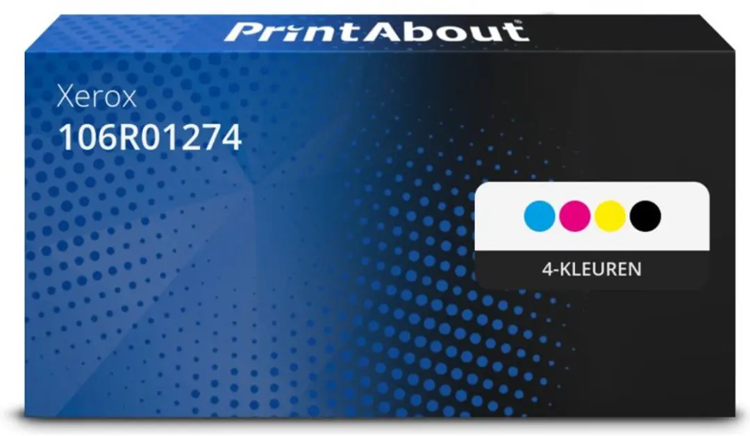 PrintAbout Toner 106R01274 4-kleuren Voordeelbundel - 6.000 pagina's