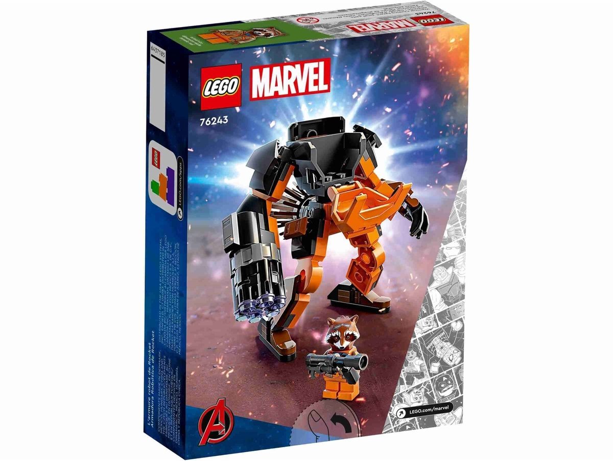 LEGO Marvel Avengers Marvel Rocket mechapantser - 76243