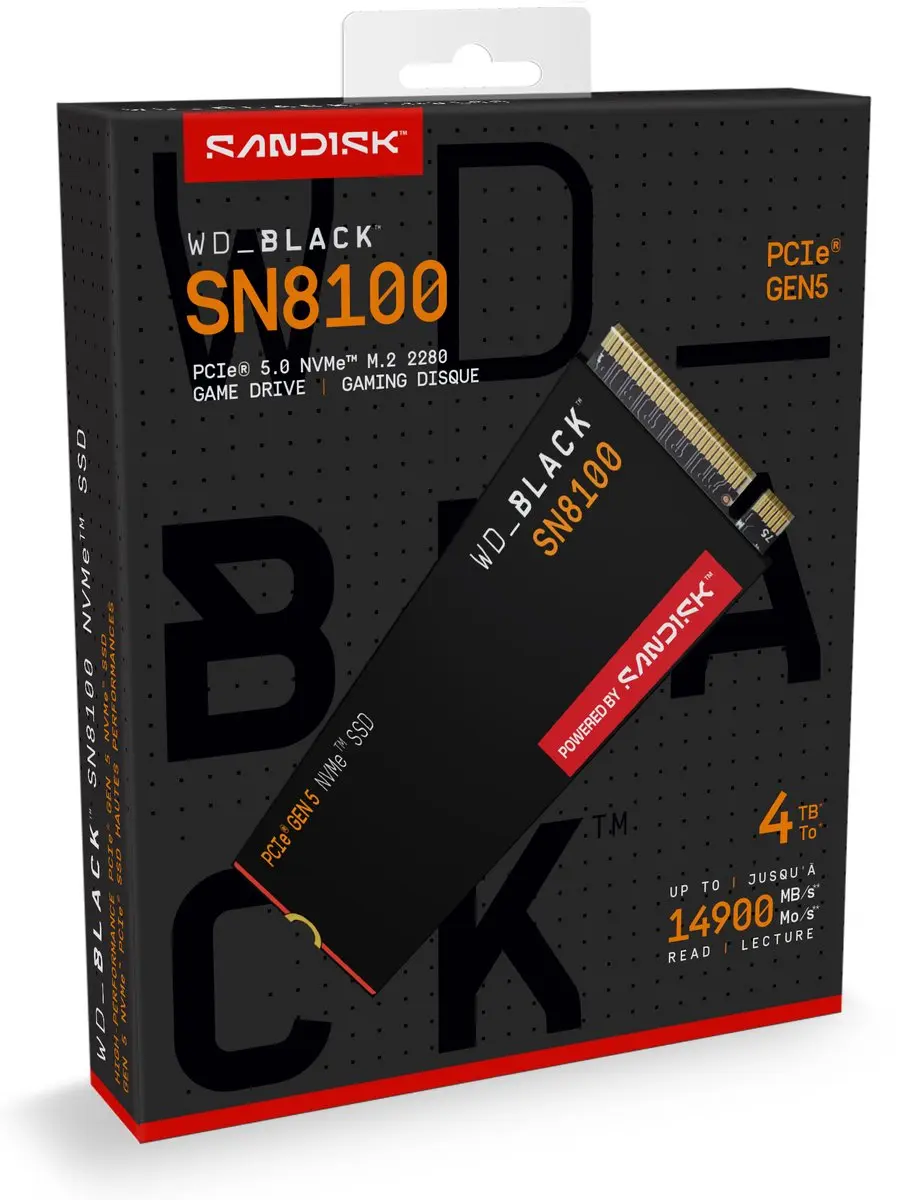 Western Digital Black SN8100 WDS400T1X0M-00CMT0 SSD - 4TB