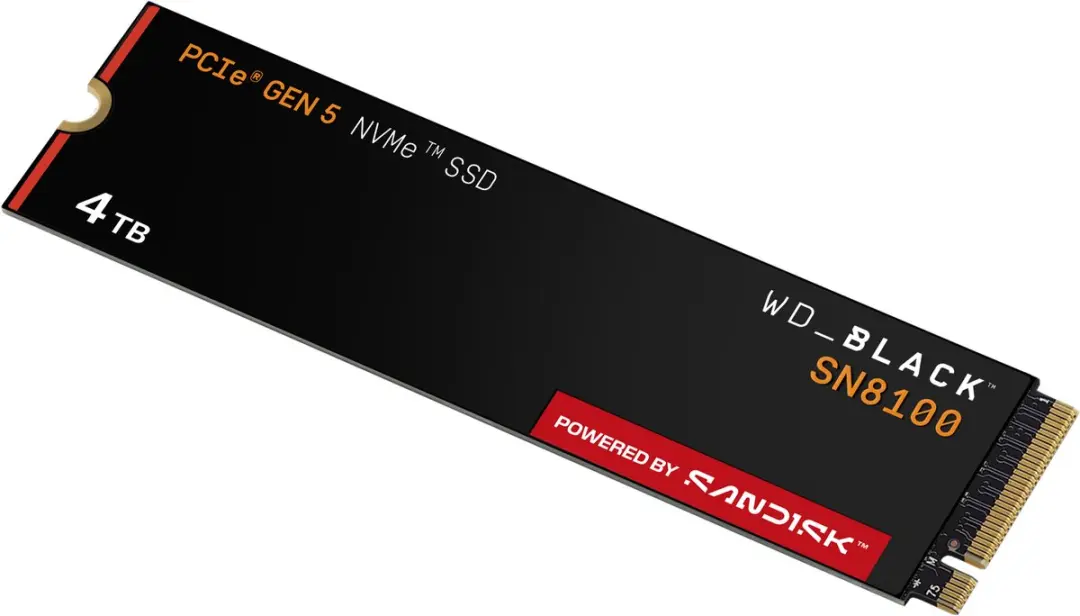 Western Digital Black SN8100 WDS400T1X0M-00CMT0 SSD - 4TB - afbeelding 6 van 6