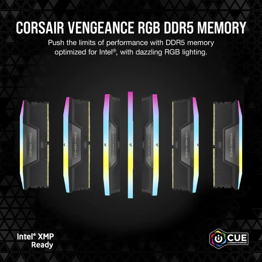 Corsair Vengeance RGB CMH32GX5M2X7000C34 DDR5 Geheugen - 32GB (2x16GB) 7000MHz