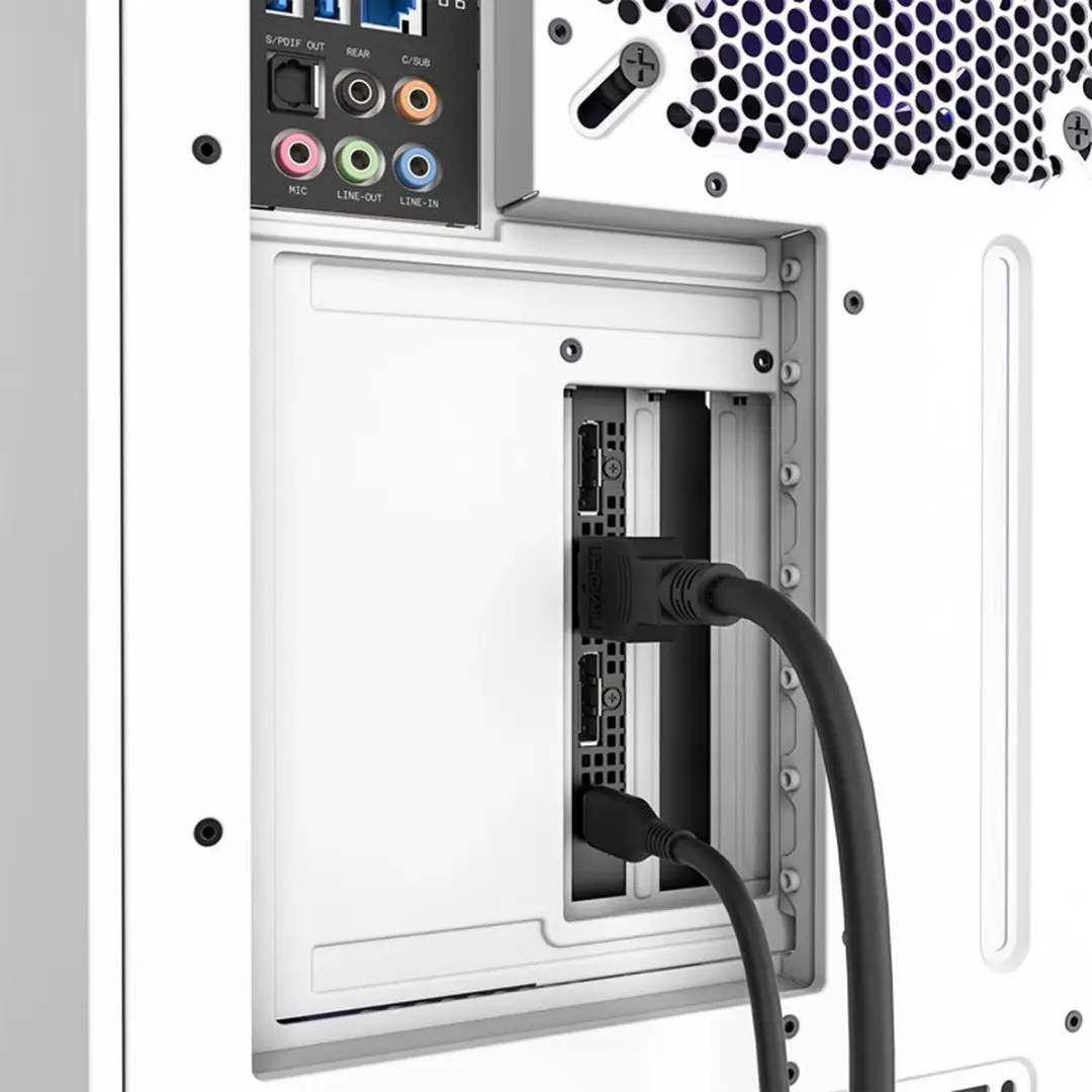 NZXT AB-RH175-W1 Verticale GPU Montagekit - Wit