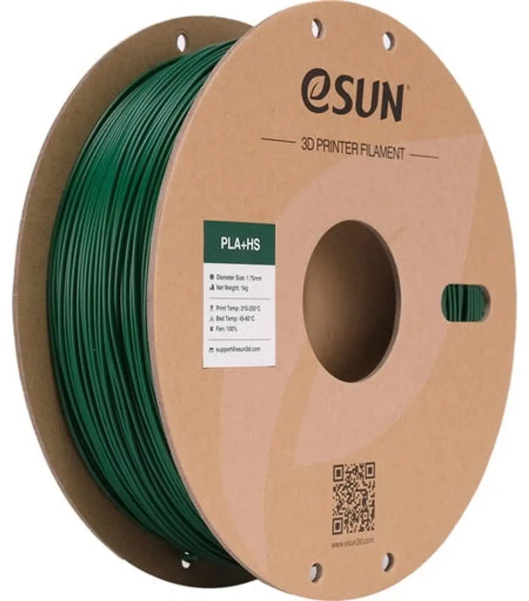 ESUN PLA+HS Pine Green 1.75mm 1kg