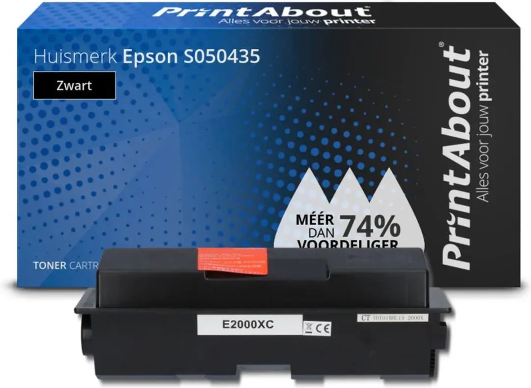 PrintAbout Huismerk Epson S050435 Toner - Zwart