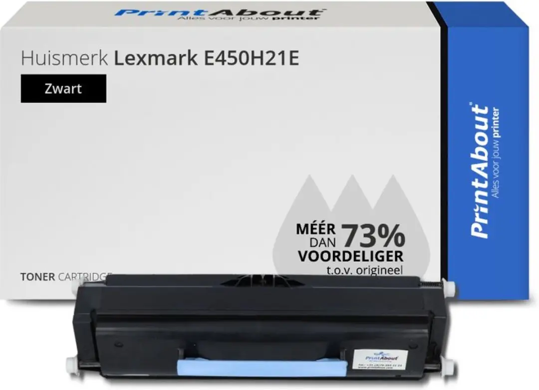 PrintAbout Lexmark E450H21E Toner Zwart - 11.000 pagina's