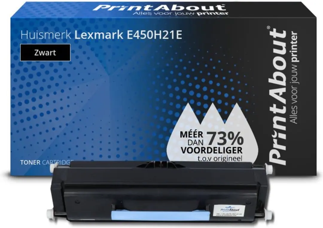 PrintAbout Lexmark E450H21E Toner Zwart