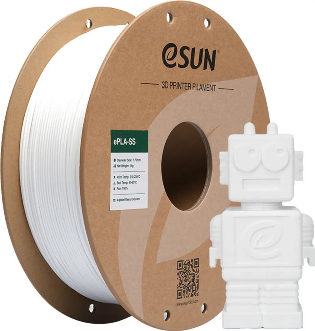 ESUN ePLA-SS Koudwit 3D Printerfilament 1kg