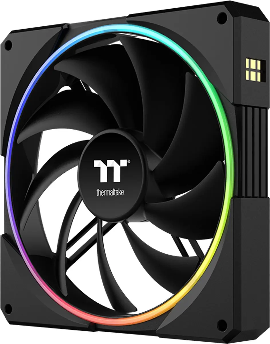 Thermaltake TS140 EX RGB PC Ventilator Koeler - 3x140mm PWM - Zwart - afbeelding 6 van 6