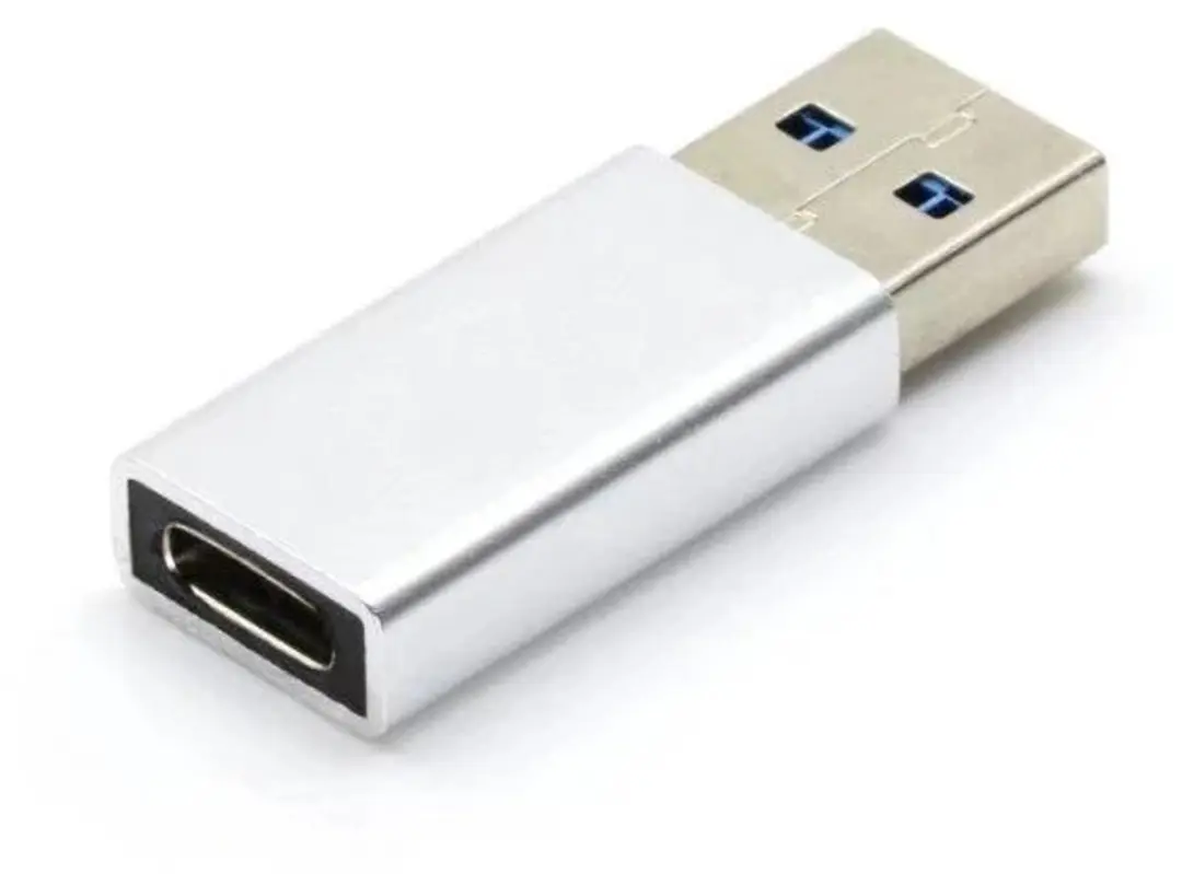NÖRDIC C-OTG21 USB-C naar USB-A Adapter 10Gbps - Space Gray
