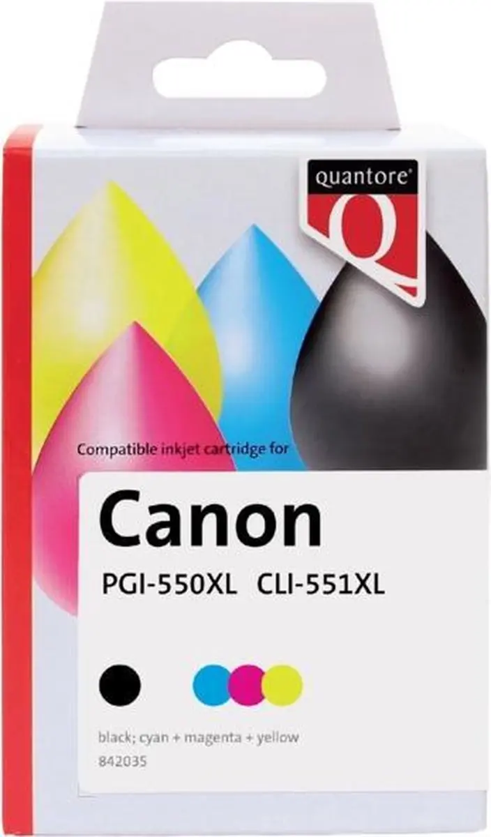 Quantore Inktcartridge PGI-550XL CLI-551XL
