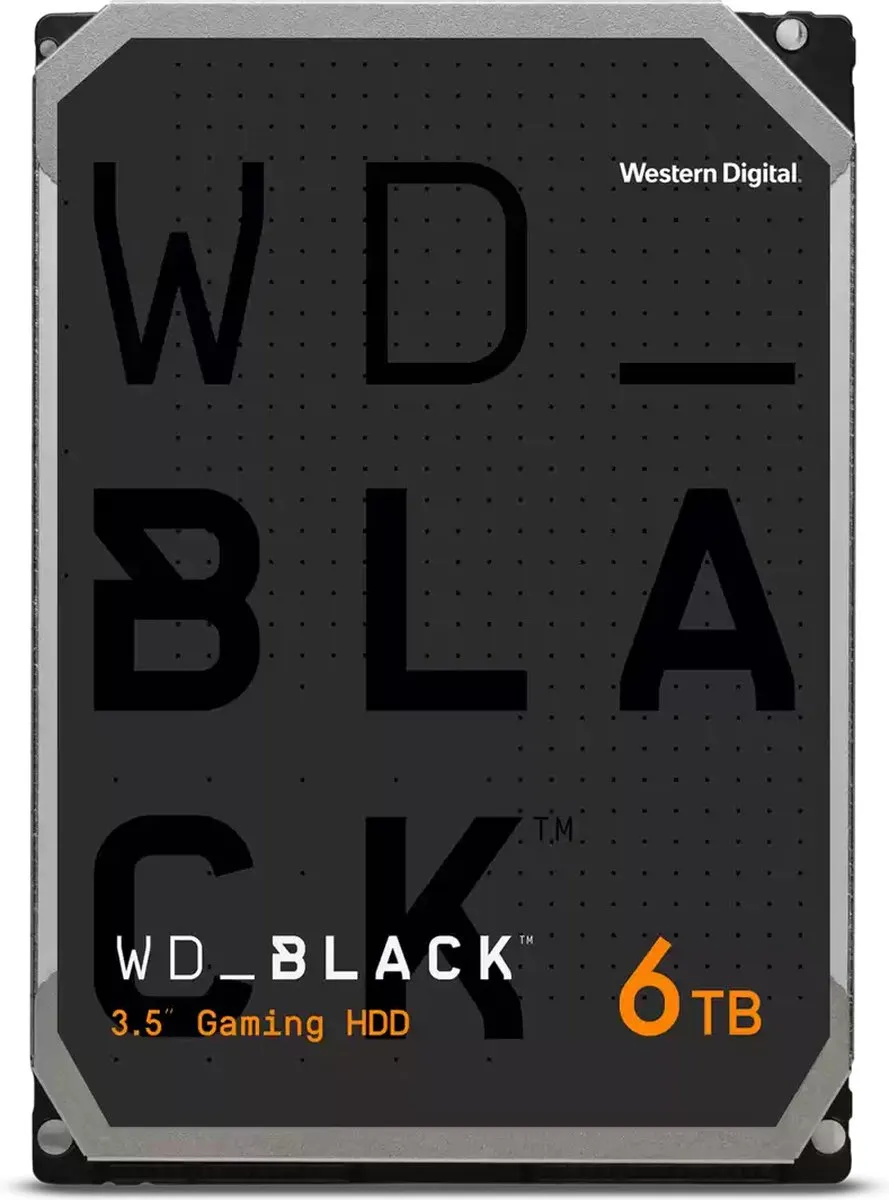 Western Digital WD_BLACK WD6004FZBX Harde Schijf 6TB - 7200 RPM