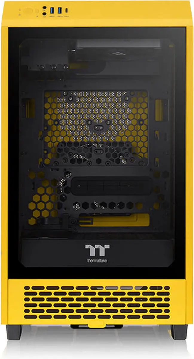 Thermaltake CA-1X9-00S4WN-00 Mini Tower Behuizing - Geel