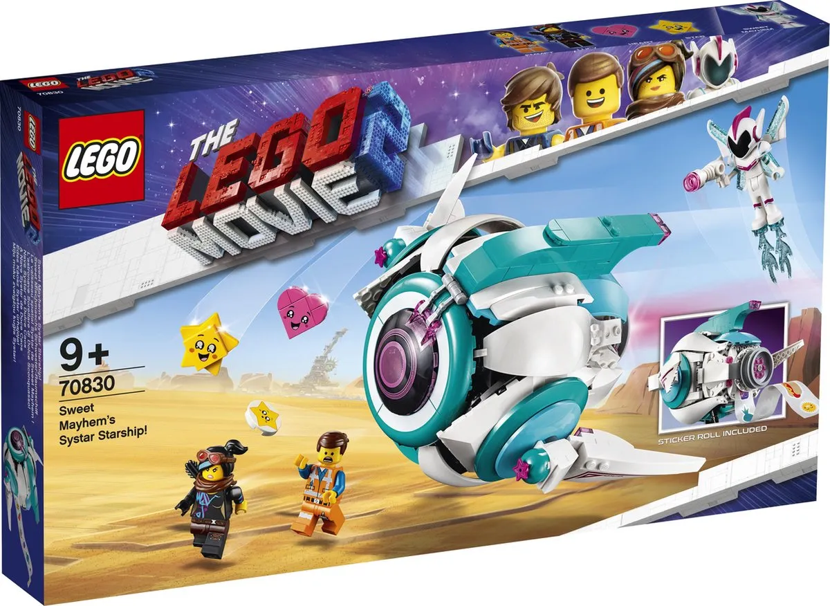 LEGO The Movie 2 Lieve Chaos' Systar Ruimteschip 70830