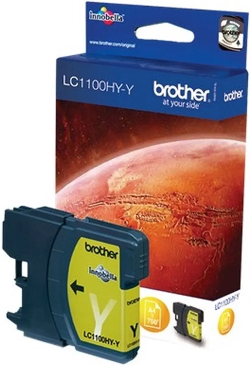 Brother LC-1100HYY Inktcartridge Geel - 5 Stuks