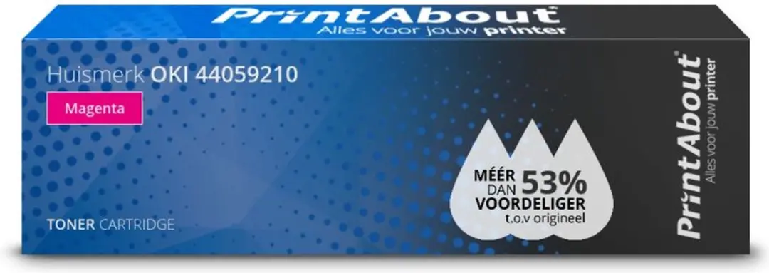 PrintAbout Huismerk 44059210-PA Toner - Magenta