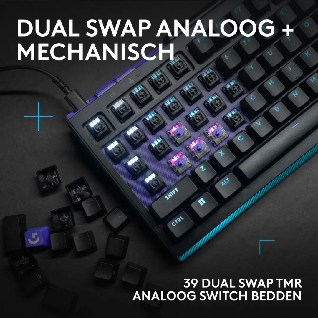 Logitech G G512 X 920-013980 Mechanisch Gaming Toetsenbord - Zwart