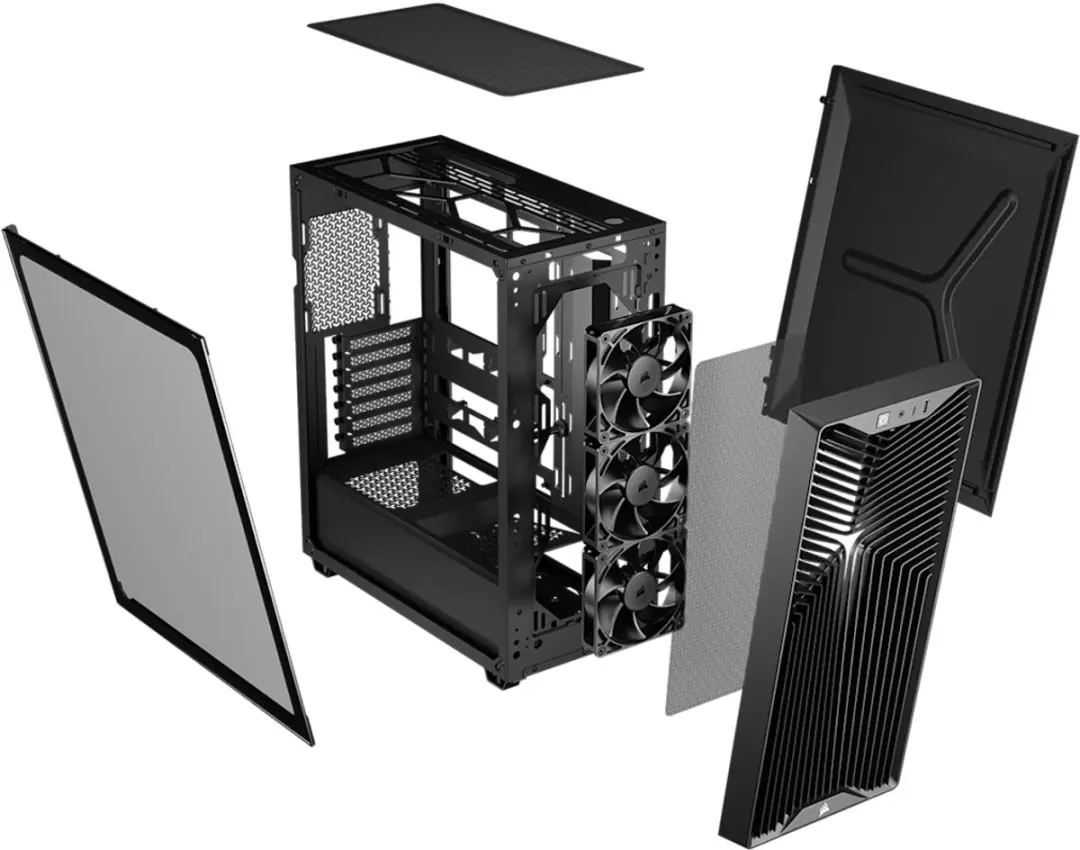 Corsair 3200D RS Behuizing - Zwart