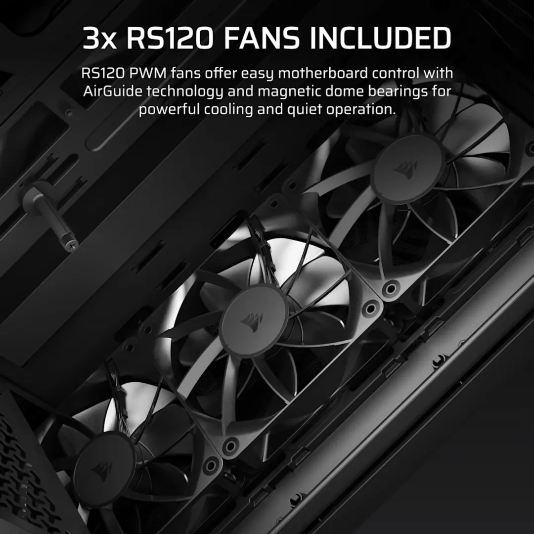 Corsair 3200D RS Behuizing - Zwart