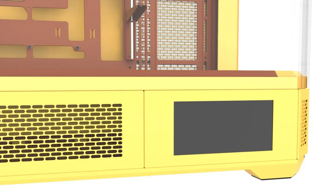 Thermaltake View 600 TG PC Behuizing - Gehard Glas - Geel