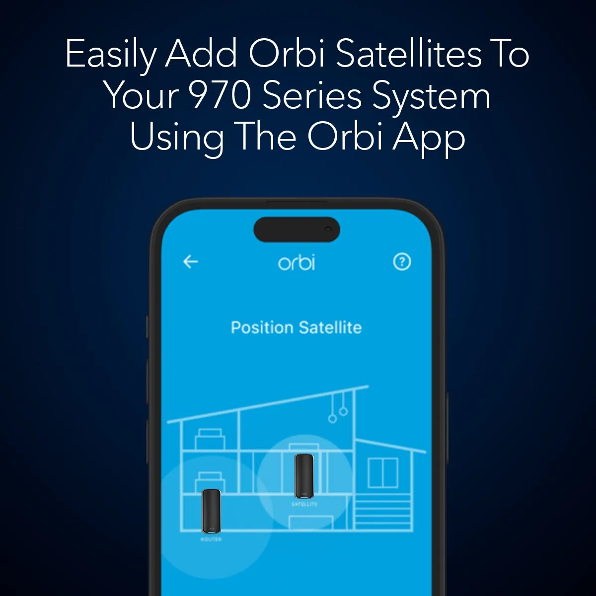 Netgear Orbi RBE970B Mesh WiFi 7 Satelliet - 27Gbps - Quad-Band - Zwart