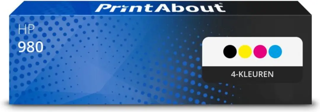 PrintAbout Inktcartridge D8J07/08/09/10A 4-kleuren Multipack