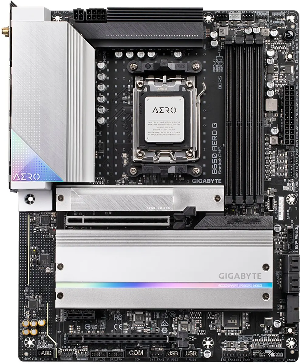 Gigabyte B650 AERO G Moederbord - AM5 ATX - afbeelding 6 van 6