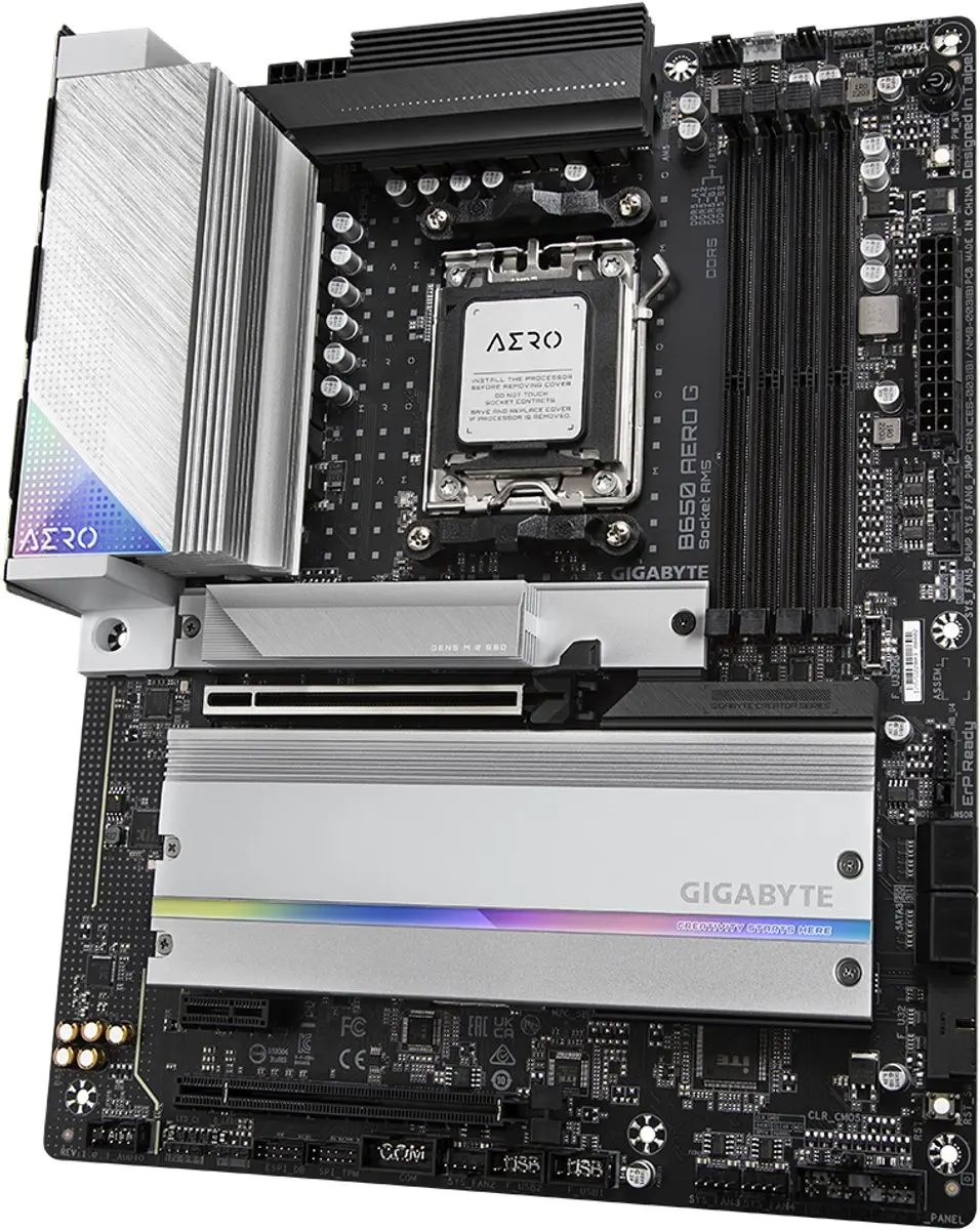 Gigabyte B650 AERO G Moederbord - AM5 ATX