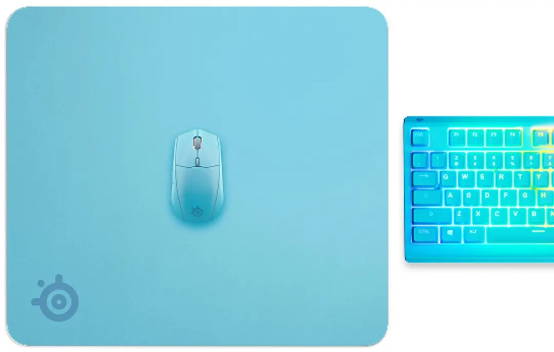 SteelSeries QcK Large Gaming Mousepad 490x420mm Aqua