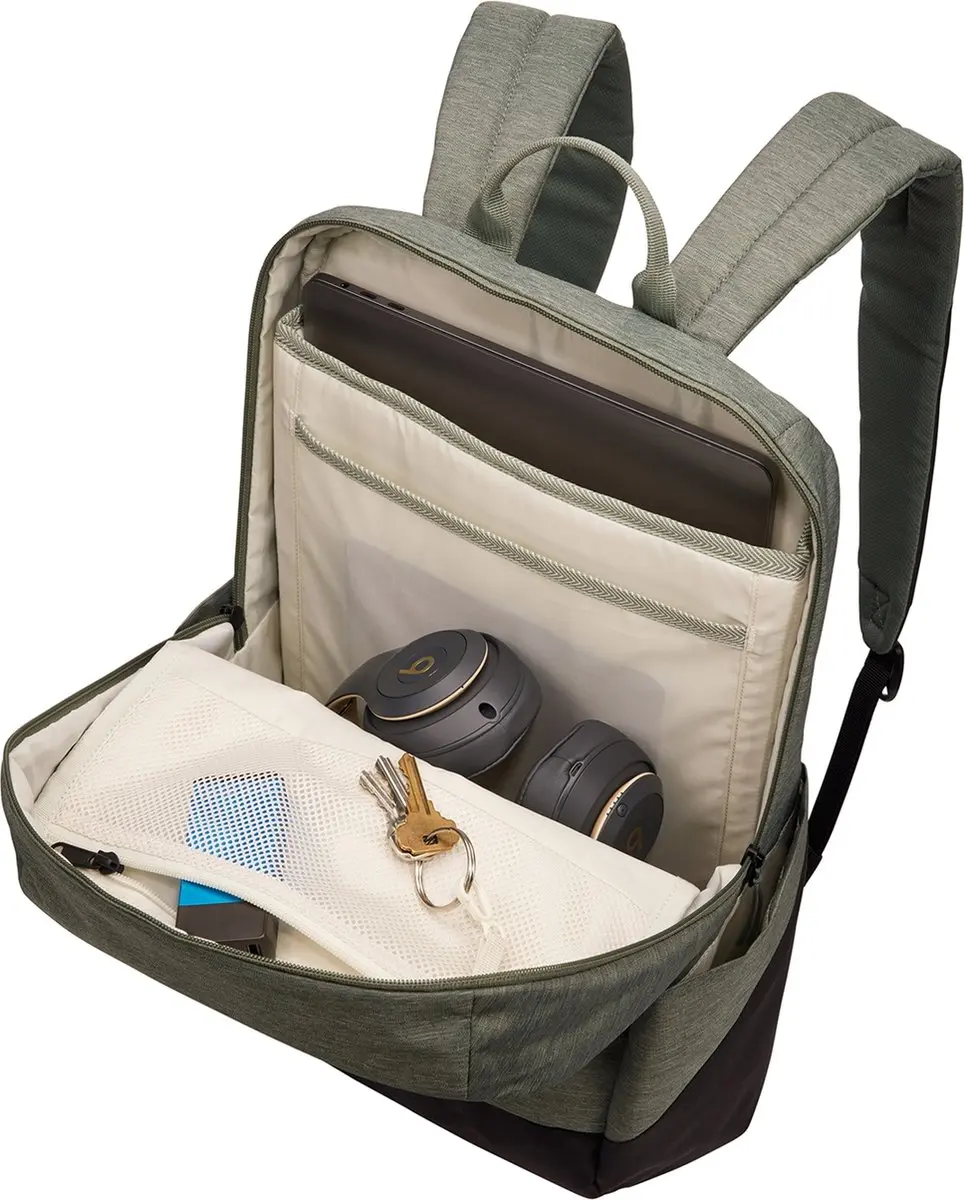 Thule Lithos 20L Rugzak - 15.6 inch - Agave/Zwart