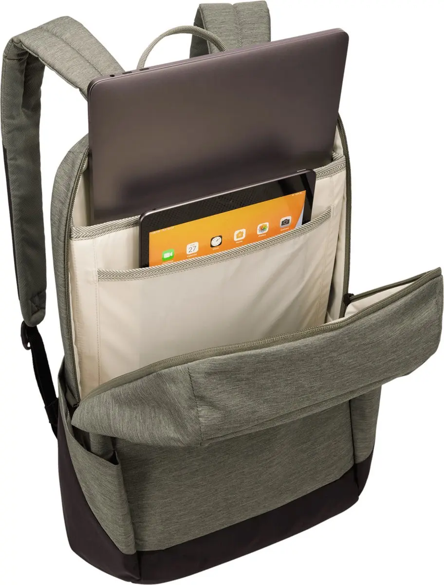 Thule Lithos 20L Rugzak - 15.6 inch - Agave/Zwart - afbeelding 6 van 6