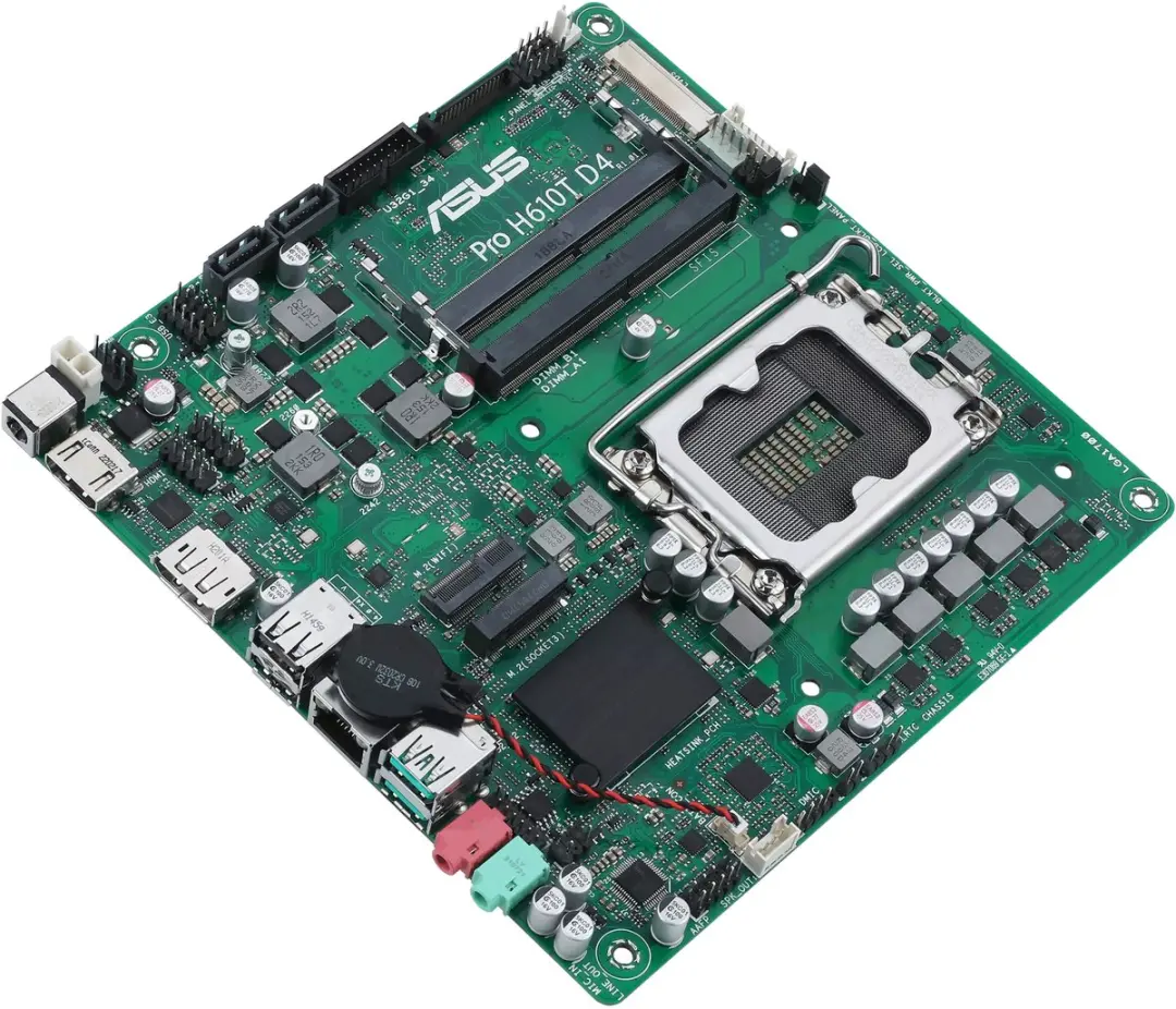 ASUS Pro H610T D4-CSM Thin Mini ITX - 90MB1AM0-M0EAYC