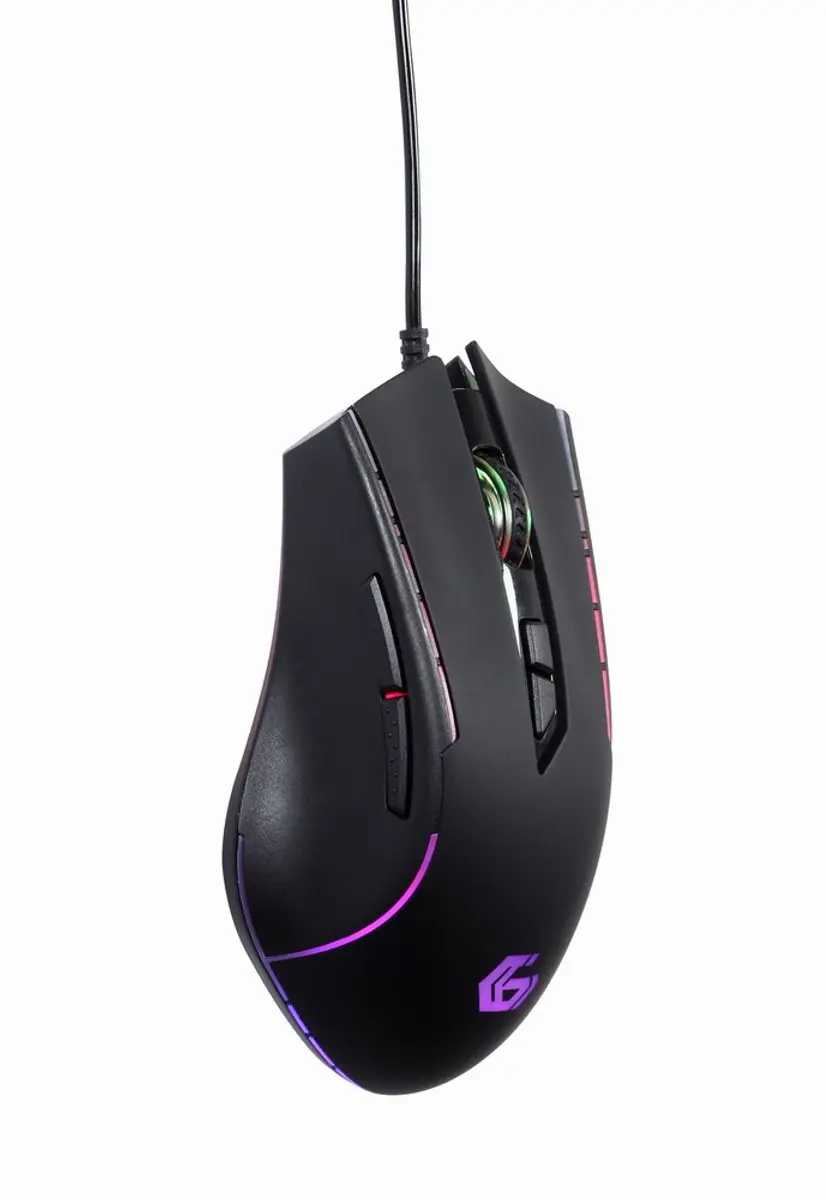 Gembird MUSG-RAGNAR-RX300 Gaming Muis - 7 Knoppen - Zwart