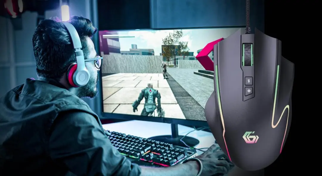 Gembird MUSG-RAGNAR-RX300 Gaming Muis - 7 Knoppen - Zwart - afbeelding 6 van 6
