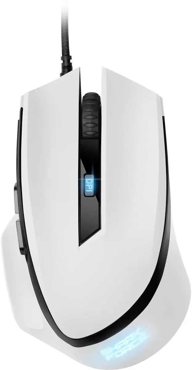 Sharkoon 4044951030446 Gamemuis - 6 Knoppen - Wit