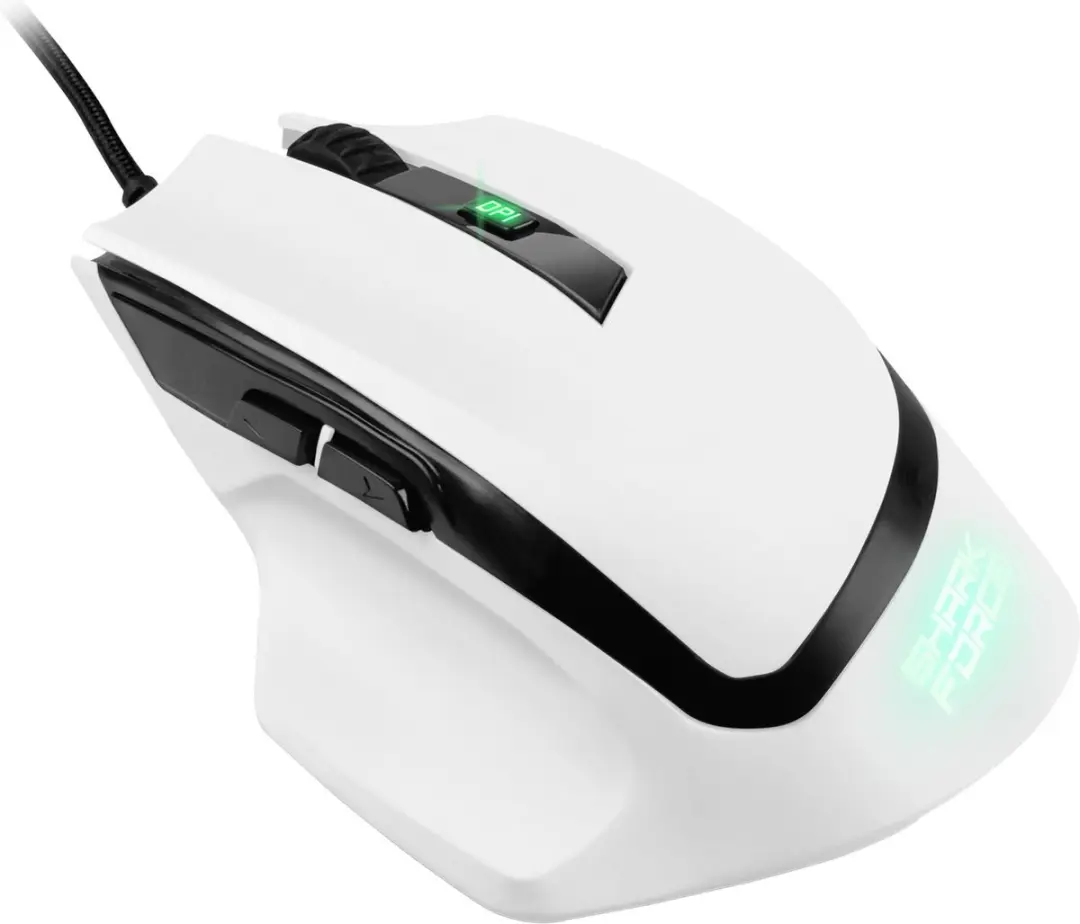 Sharkoon 4044951030446 Gamemuis - 6 Knoppen - Wit