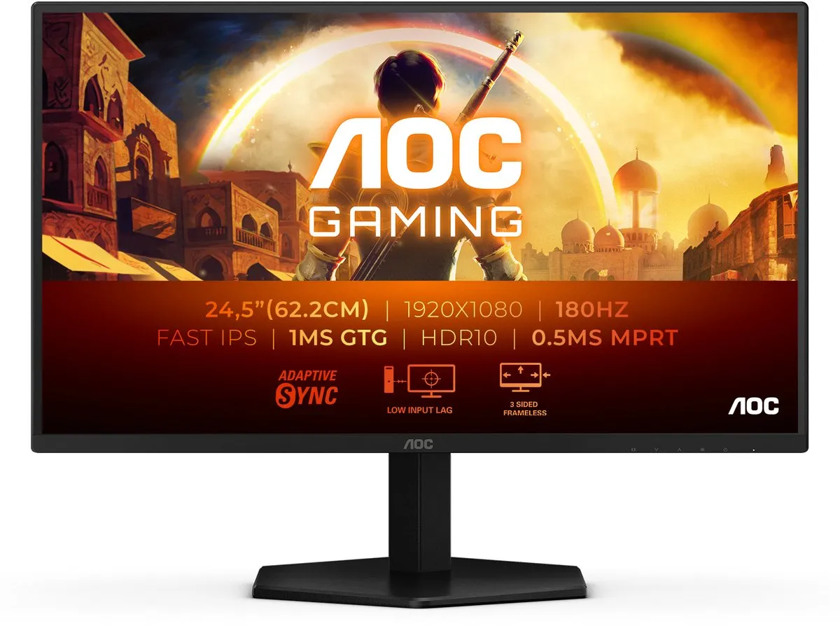 AOC G4 25G42E Gaming Monitor 24.5" - Full HD - 180Hz