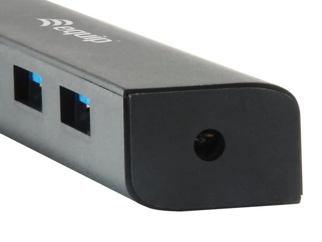 Equip 128954 USB-Hub 4 Poorten USB-A 3.1 Gen1 - Zwart
