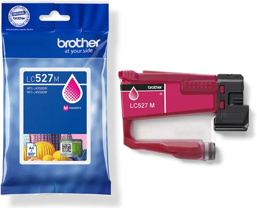 Brother LC527M Inktcartridge Magenta - 900 pagina's