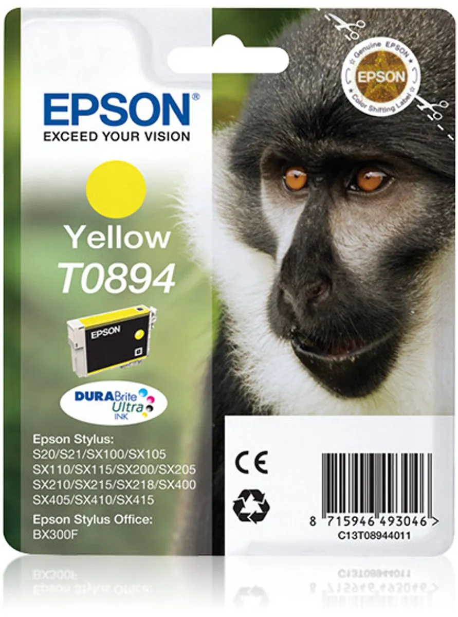 Epson T0894 Originele Inktcartridge Geel
