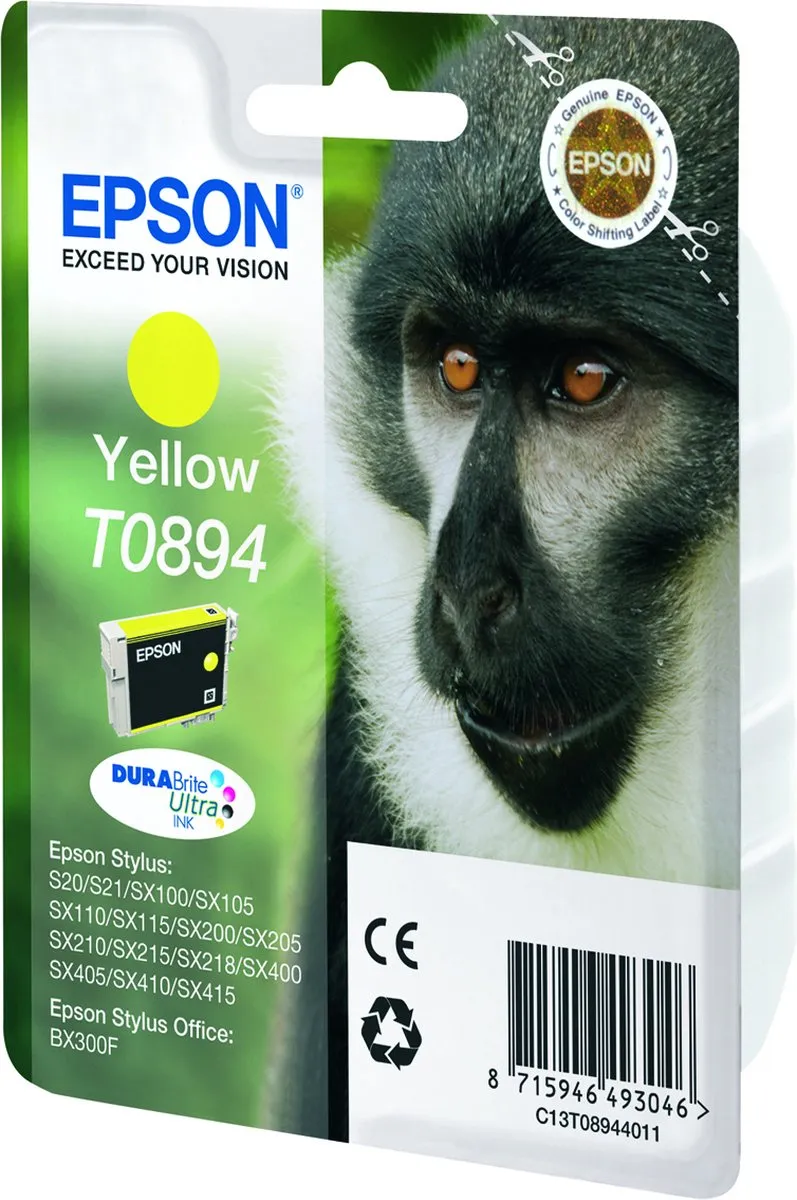 Epson T0894 Originele Inktcartridge Geel