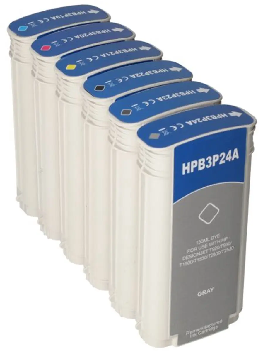 PrintAbout HP B3P19/20/21/22/23/24A Inktcartridge 6-kleuren - 780ml