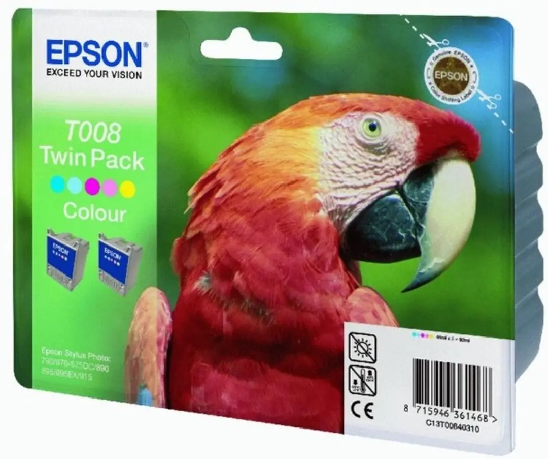 Epson T008 Inktcartridge Kleur C13TO0840110 - 220 pagina's