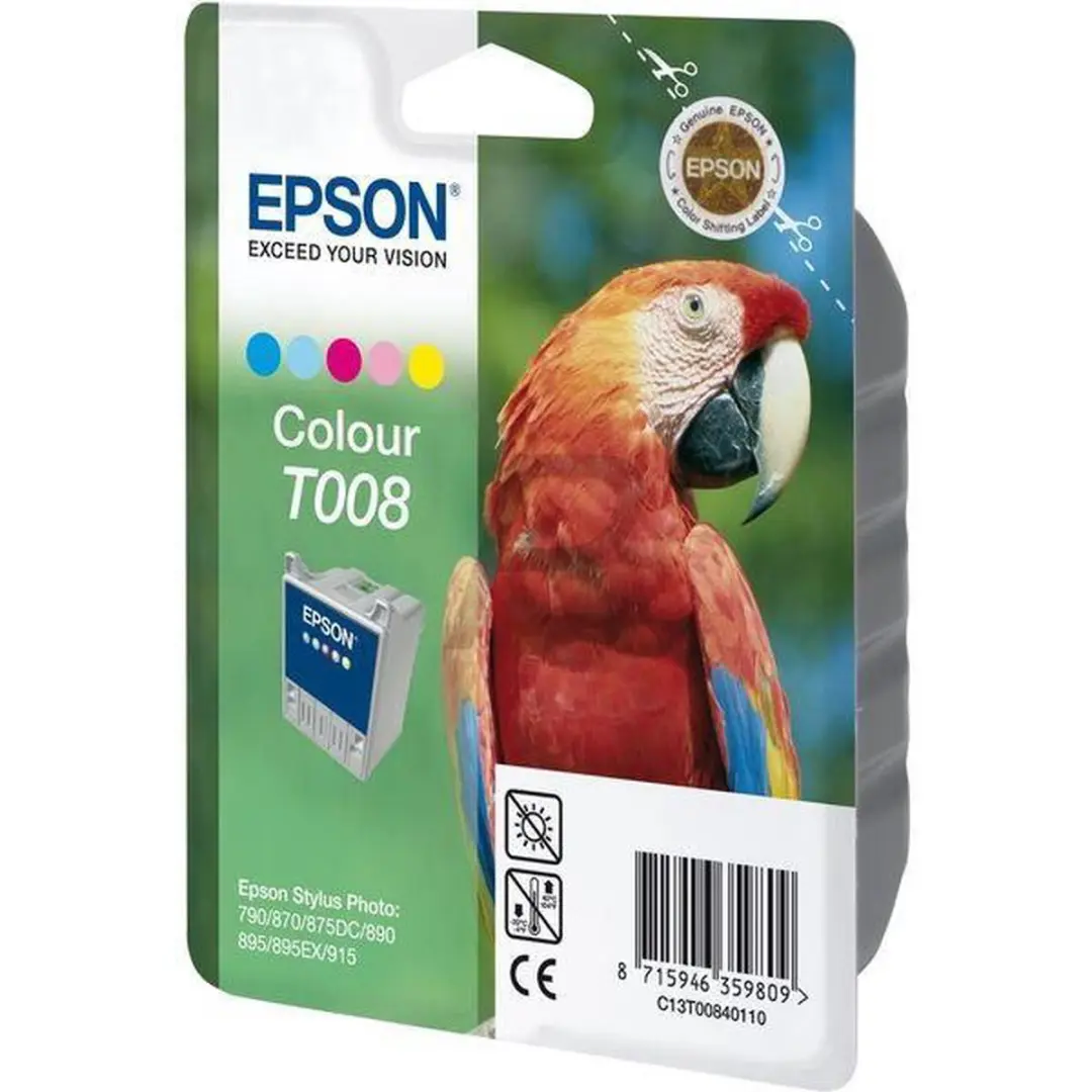 Epson T008 Inktcartridge Kleur C13TO0840110 - 220 pagina's