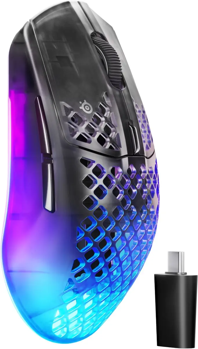 SteelSeries Aerox 3 Wireless Gen 2 62717 Gamingmuis - Shadow