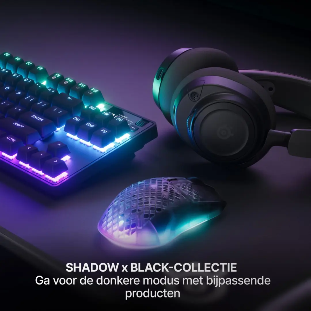 SteelSeries Aerox 3 Wireless Gen 2 62717 Gamingmuis - Shadow