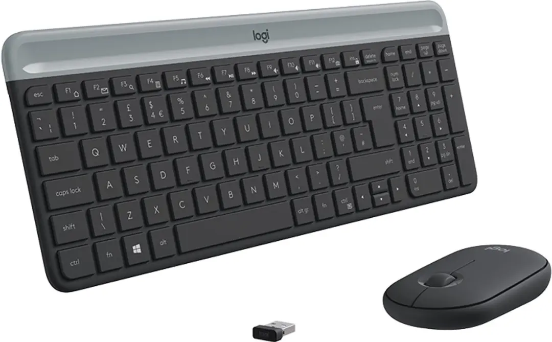 Logitech MK470 Draadloos Toetsenbord & Muis - Deens/Nor/Zweeds - Grafiet
