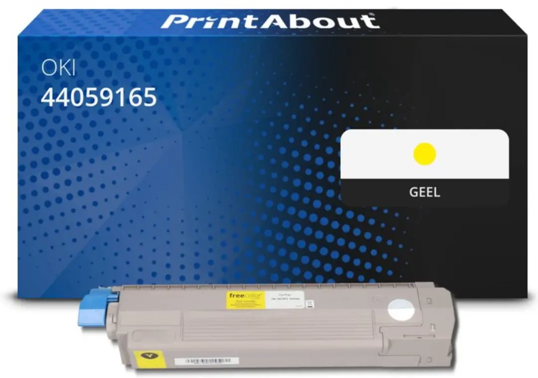 PrintAbout OKI 44059165 Toner Geel