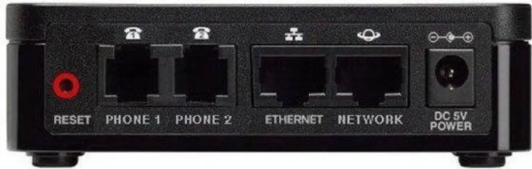 Cisco ATA192 VoIP Adapter - 2x Ethernet - Zwart