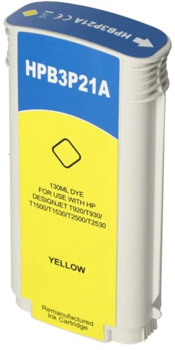 PrintAbout HP B3P21A Inktcartridge Geel - Hoge capaciteit